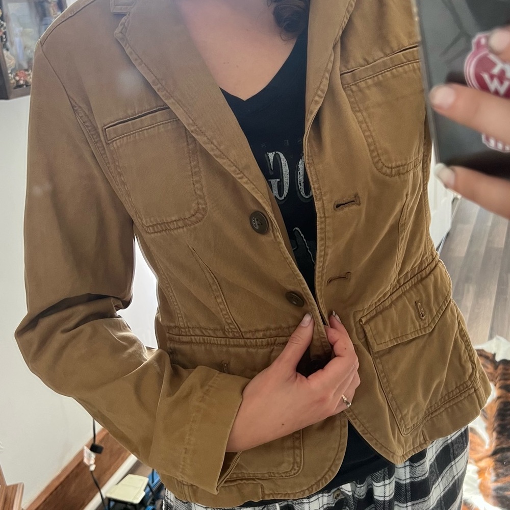 Eddie Bauer brown lightweight jacket